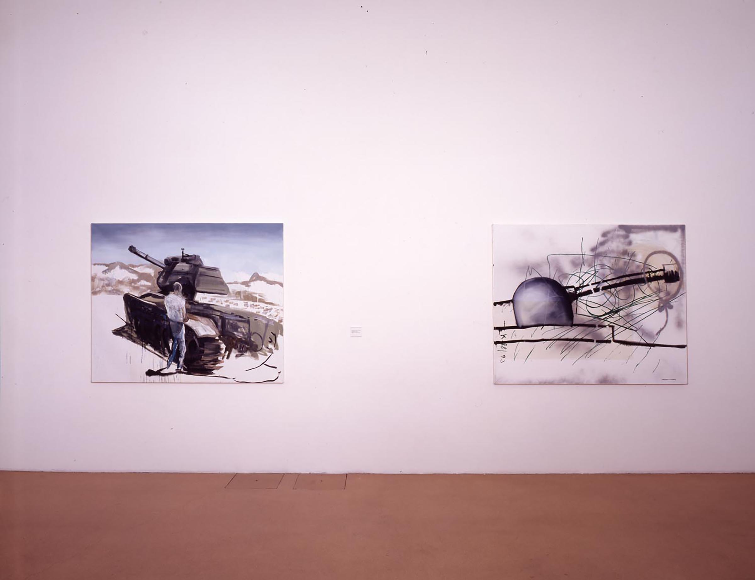 u0022Martin Kippenberger : Respektive 1997-1976u0022, veduta espositiva